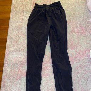 Black Lululemon Track Pants (the lab edition)